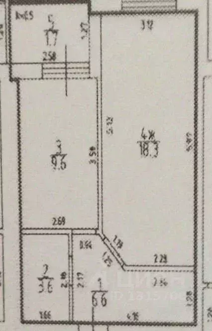 1-к кв. Калининградская область, Калининград ул. Карташева (40.0 м) - Фото 2