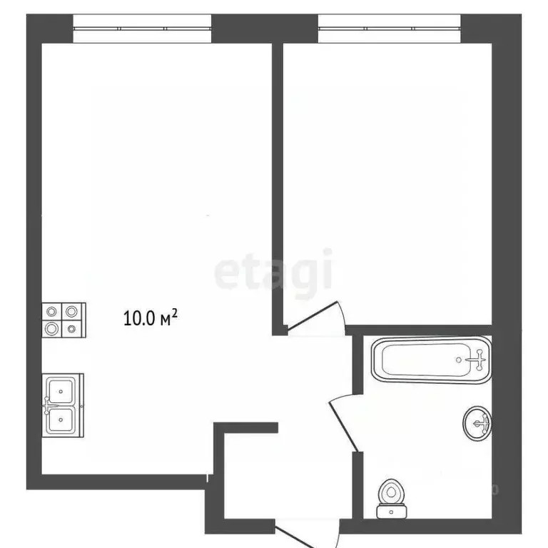 2-к кв. Крым, Ялта ул. Сеченова, 37 (36.0 м) - Фото 2