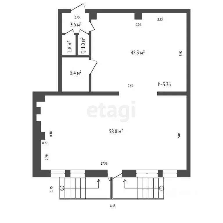 Торговая площадь в Красноярский край, Красноярск просп. Мира, 104 (128 ... - Фото 2