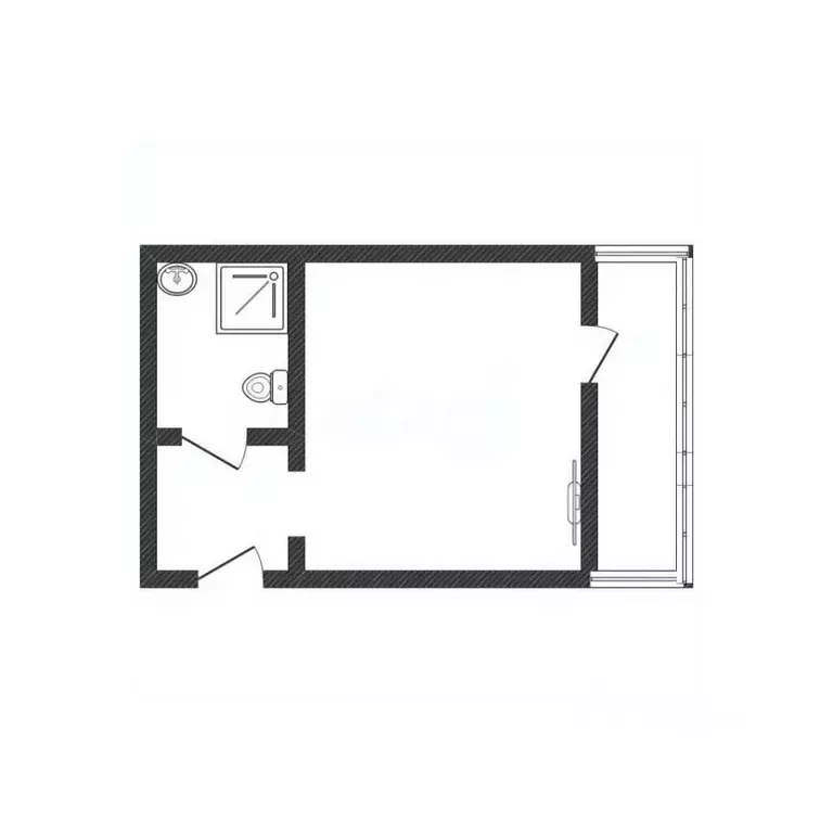 Студия Крым, Саки ул. Морская (18.0 м) - Фото 2