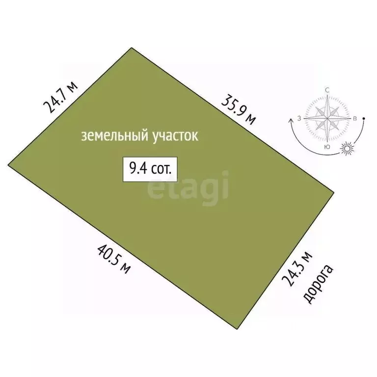 Участок в Тюменская область, Тюменский муниципальный округ, д. ... - Фото 1