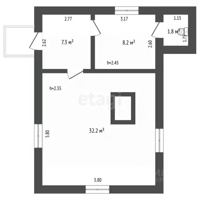 Дом в Архангельская область, Котласский муниципальный округ, пос. ... - Фото 2
