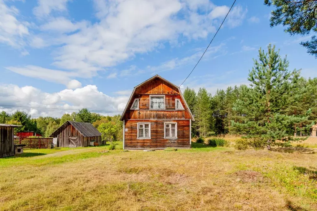 Дом в Карелия, Пряжинский район, пос. Матросы Набережная ул., 12В (45 ... - Фото 1