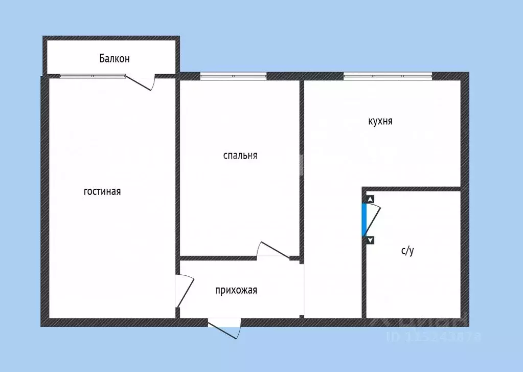 2-к кв. Дагестан, Махачкала ул. Магомедтагирова, 184 (49.0 м) - Фото 1