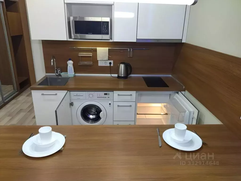 Студия Москва Митинская ул., 16 (29.0 м) - Фото 1