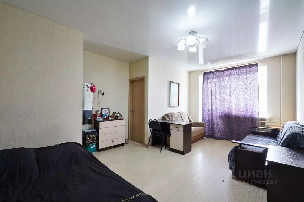 1-к кв. Челябинская область, Челябинск ул. Воровского, 40 (33.0 м) - Фото 1