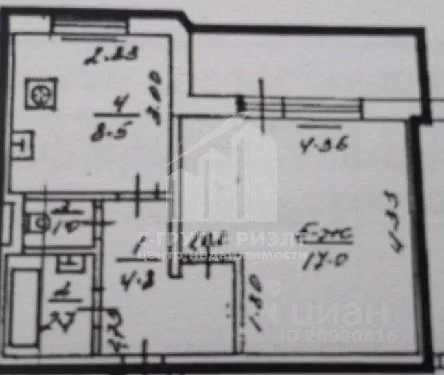 1-к кв. Калининградская область, Черняховск Ленинградская ул., 24к2 ... - Фото 2