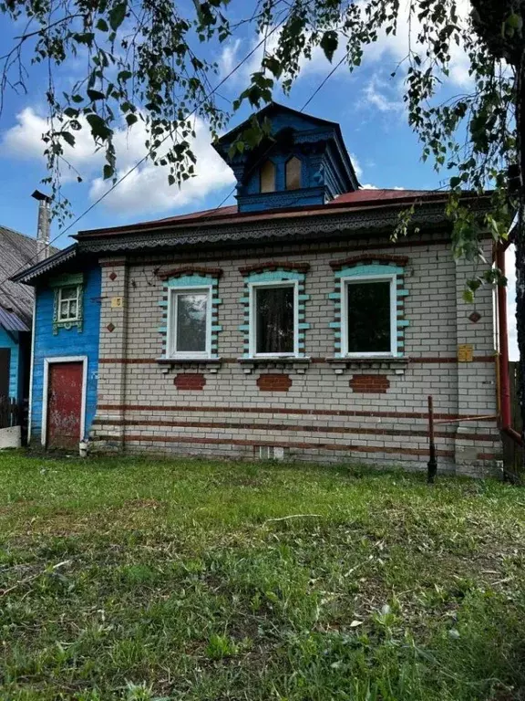 Дом в Нижегородская область, Лысковский район, с. Асташиха Центральная ... - Фото 1