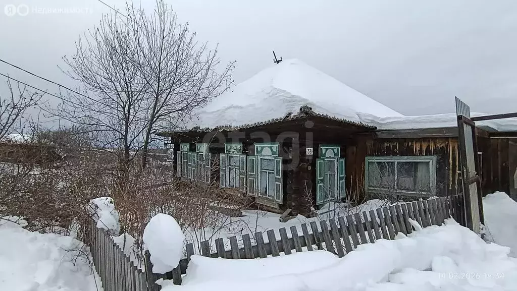 Дом в село Нижняя Синячиха, Краснооктябрьская улица (38.8 м) - Фото 1