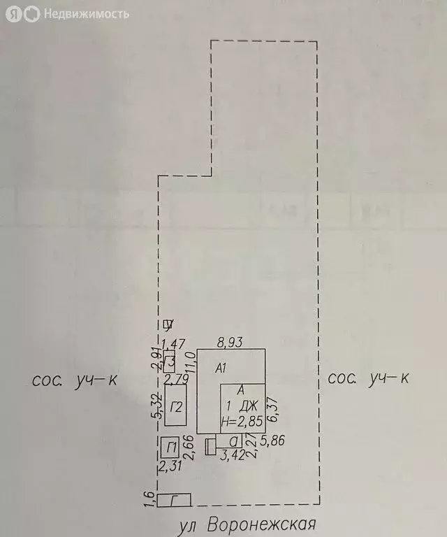 Дом в Новокузнецк, микрорайон Байдаевский, Воронежская улица (97.3 м) - Фото 1