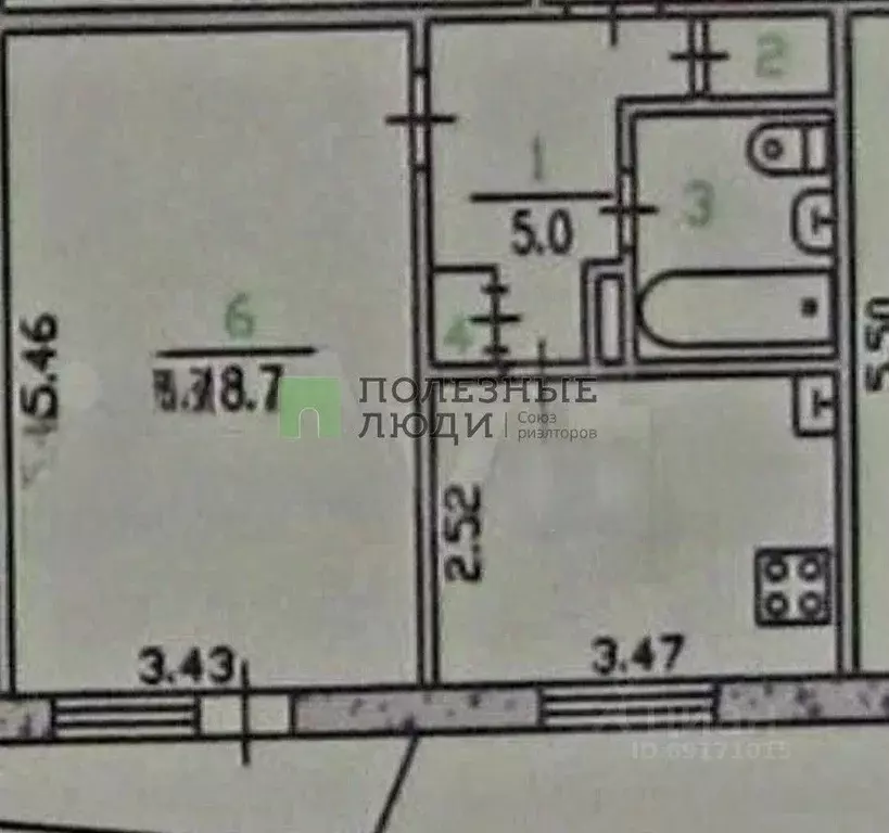 1-к кв. Орловская область, Орел ул. Бурова, 30 (38.0 м) - Фото 2