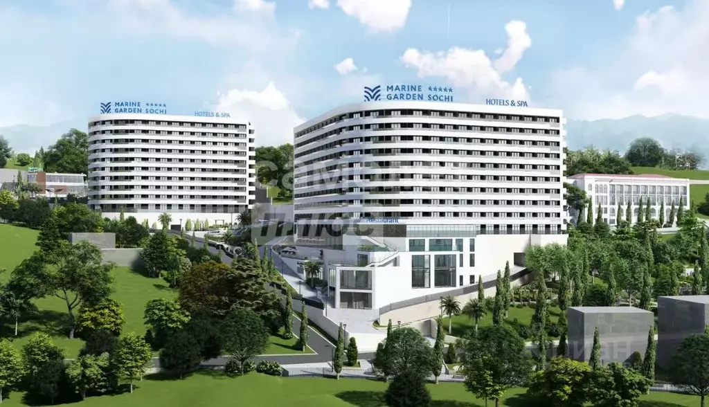 Студия Краснодарский край, Сочи Хоста жилрайон, ул. Шоссейная, 9к1 ... - Фото 1