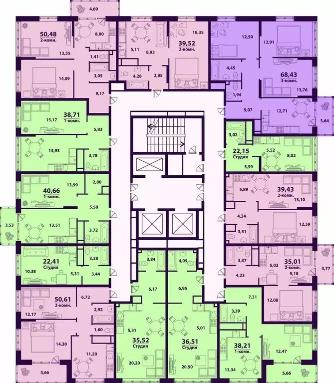 1-к кв. Ульяновская область, Ульяновск ул. Врача Михайлова (35.52 м) - Фото 2