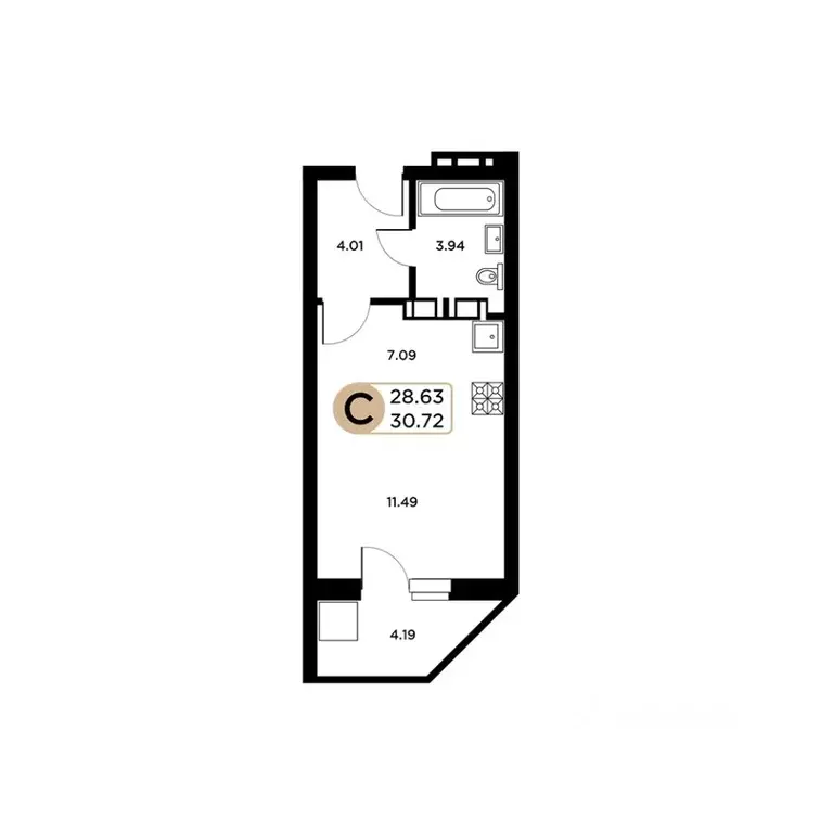Студия Самарская область, Самара Московское шоссе, 18-й км, 55 (28.63 ... - Фото 1