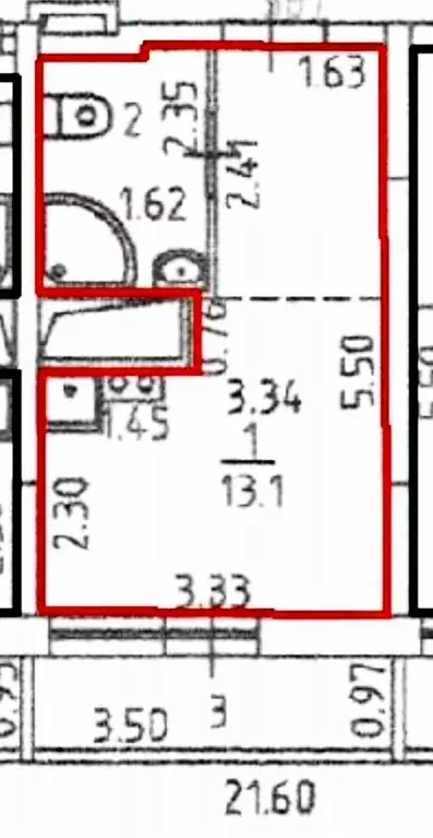 Студия Свердловская область, Екатеринбург ул. Рощинская, 21к2 (16.0 м) - Фото 1