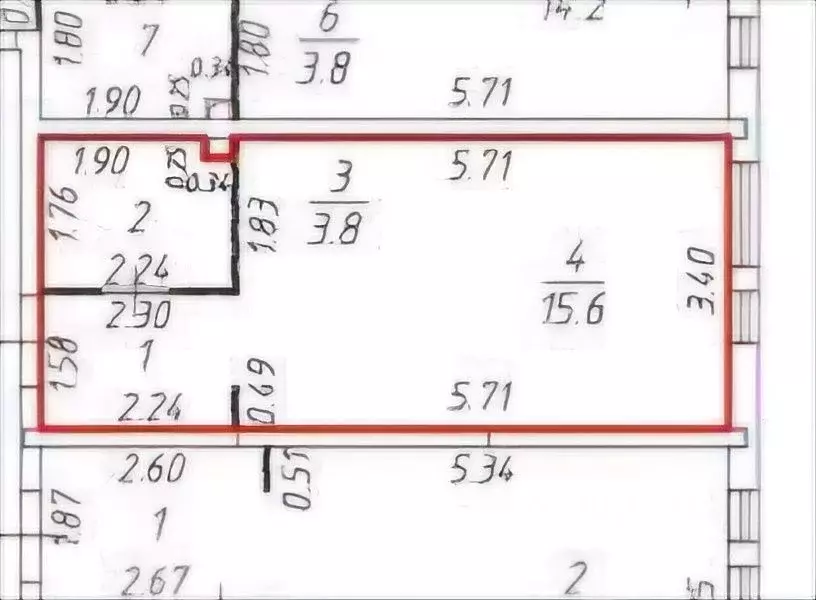 Студия Москва Новоостаповская ул., 16к1 (27.0 м) - Фото 2