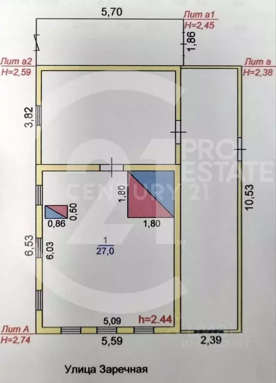 Дом в Мордовия, Лямбирский район, с. Первомайск Заречная ул., 1 (60 м) - Фото 2