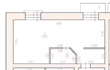 1-к кв. Костромская область, Кострома ул. Шагова, 113 (35.4 м) - Фото 2