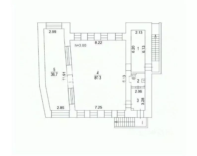 Помещение свободного назначения в Москва 1-й Колобовский пер., 17С1 ... - Фото 1