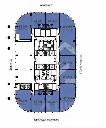 Помещение свободного назначения в Москва Ходынский бул., 20Ас1 (108 м) - Фото 2