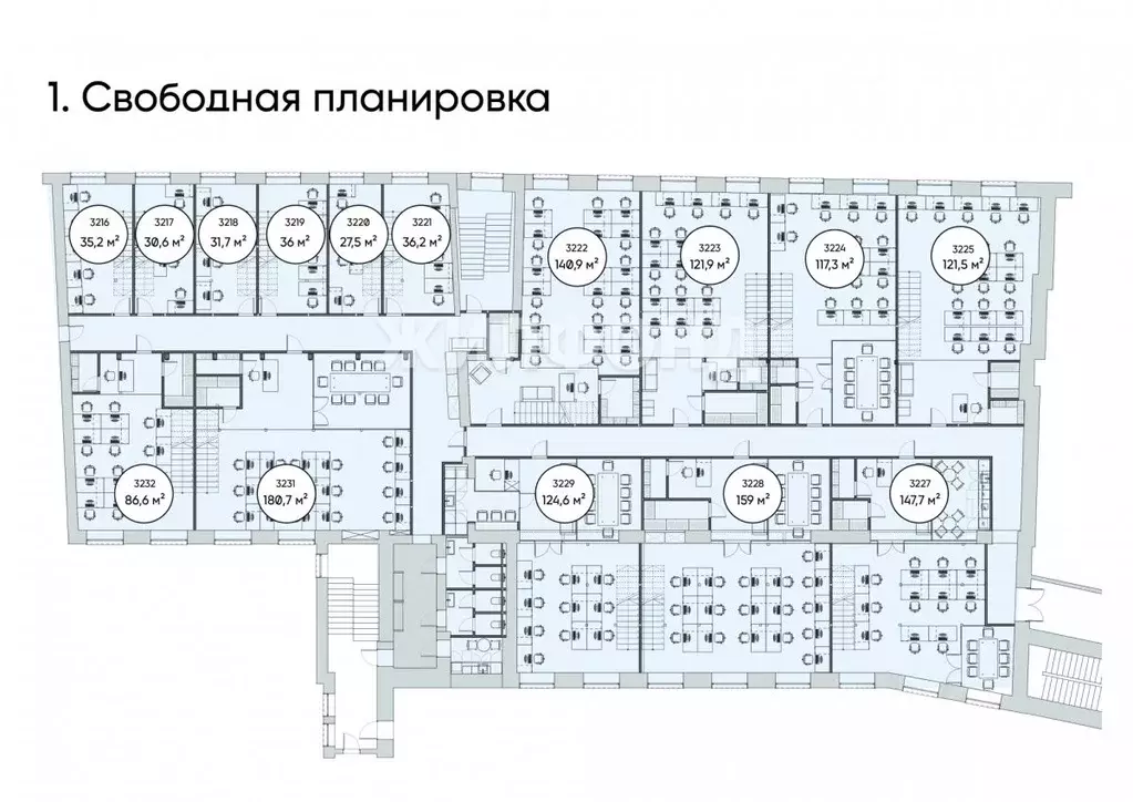 Офис в Москва Холодильный пер., 3 (180 м) - Фото 1