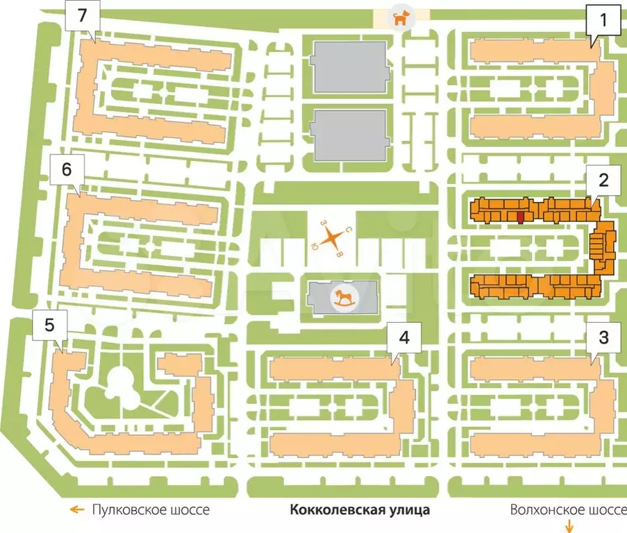 Квартира-студия, 28,1 м, 5/5 эт. - Фото 1