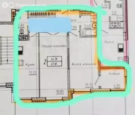 2-комнатная квартира: Аксай, улица Менделеева, 53А (65 м) - Фото 0