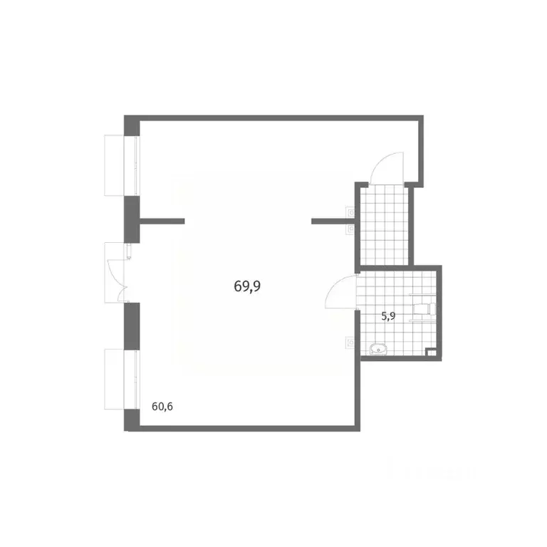 Помещение свободного назначения в Санкт-Петербург ул. Шкиперский ... - Фото 2