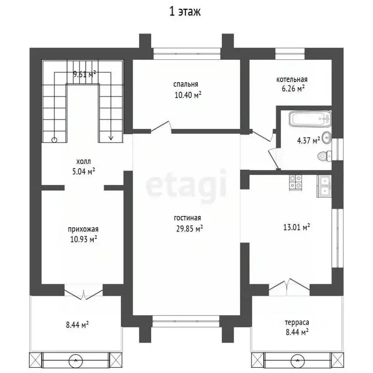 Дом в Тюменская область, Тюменский район, д. Патрушева  (194 м) - Фото 2