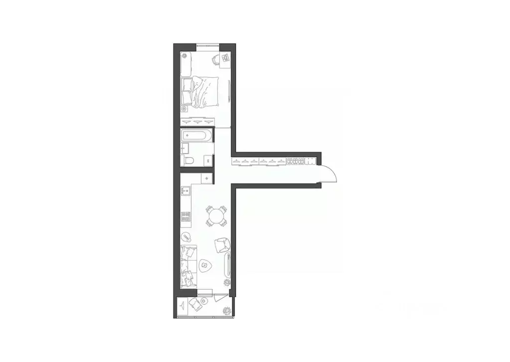 1-к кв. Волгоградская область, Волгоград Квартал жилой комплекс (45.96 ... - Фото 1