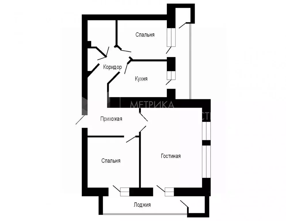 3-к кв. Тюменская область, Тюмень ул. Мельникайте, 44 (88.1 м) - Фото 1