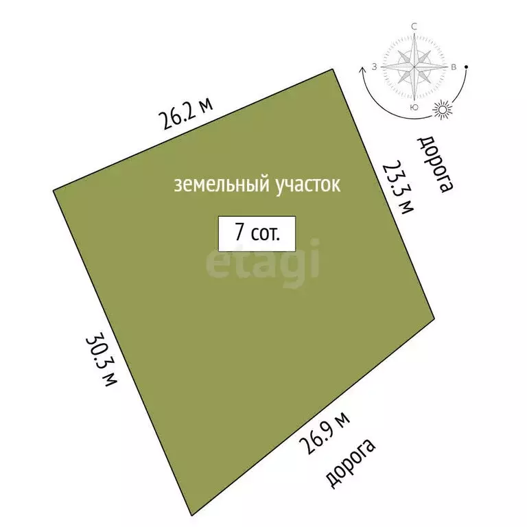 Участок в Тюменский муниципальный округ, село Кулига, Транспортная ... - Фото 1