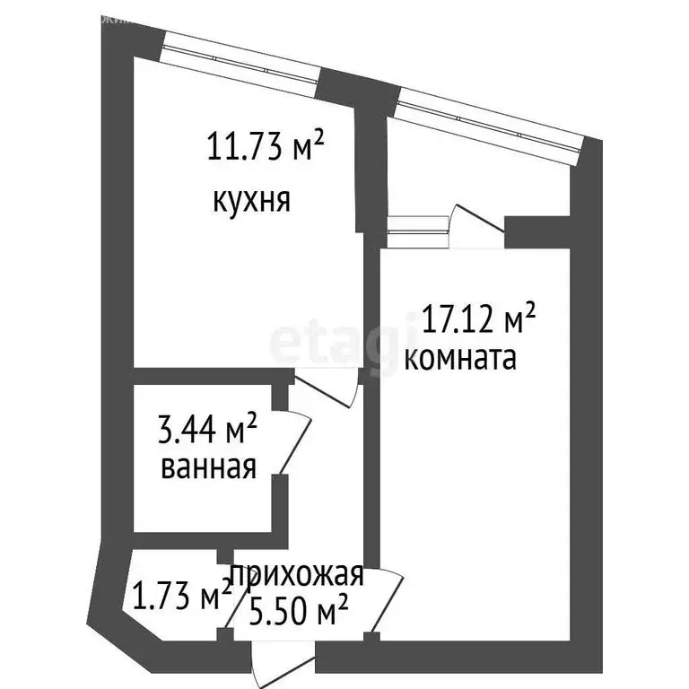 1-комнатная квартира: Воронеж, Херсонская улица, 21А (41.3 м) - Фото 1