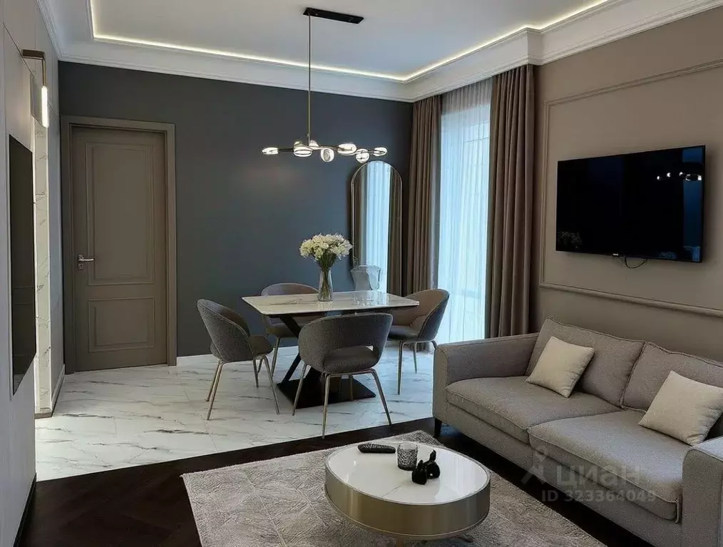 3-к кв. Москва просп. Андропова, 9/1 (78.0 м) - Фото 1