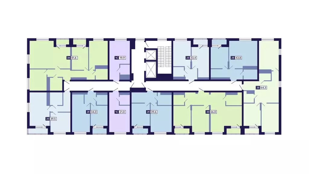 2-комнатная квартира: Якутск, Новопортовская улица, 1Д (34 м) - Фото 2