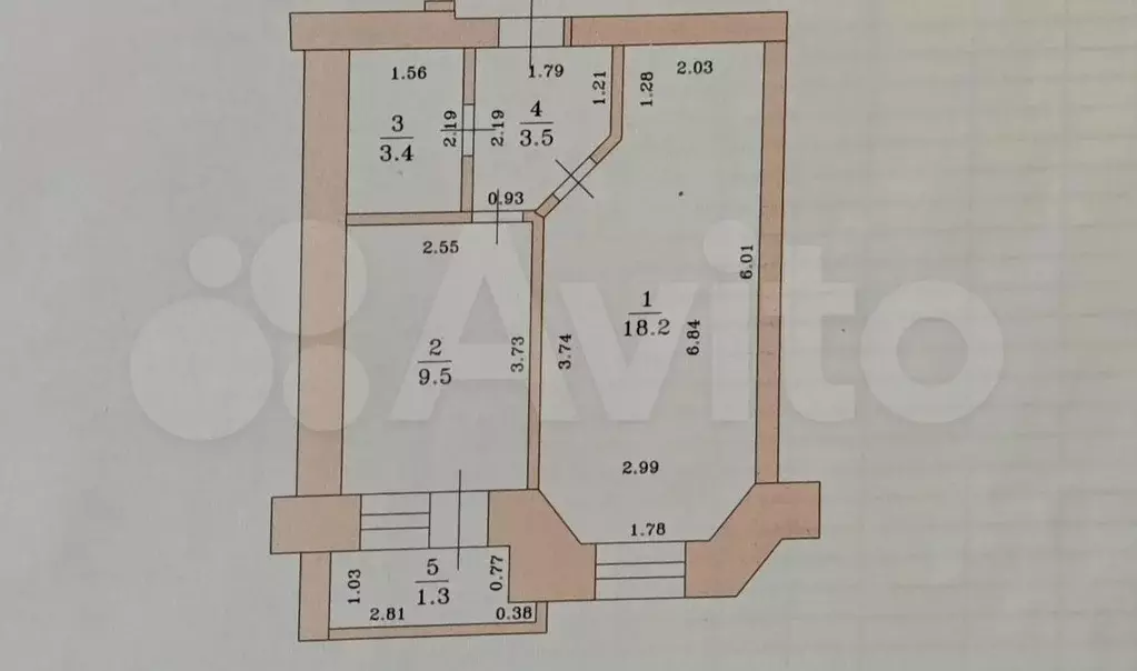 1-к. квартира, 35,9 м, 4/10 эт. - Фото 0