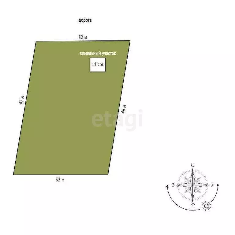 Дом в село Новоатьялово, Школьная улица (51.7 м) - Фото 2