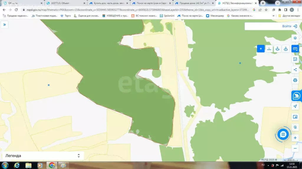 Участок в Лысогорский район, Большедмитриевское муниципальное ... - Фото 1