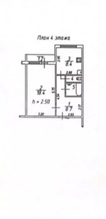 1-к. квартира, 39 м, 4/5 эт. - Фото 0