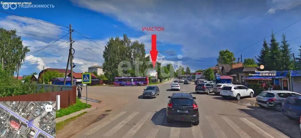 Участок в село Порошино, Порошинская улица (9.5 м) - Фото 1