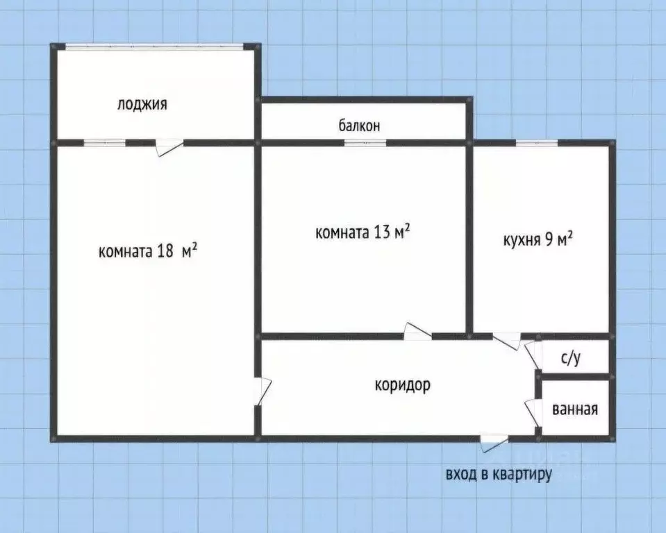 2-к кв. Адыгея, Майкоп ул. 12 Марта, 144К3 (47.2 м) - Фото 2