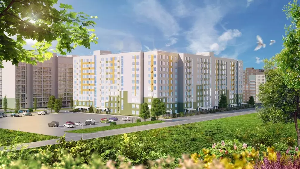 1-к кв. Самарская область, Тольятти ул. Владимира Высоцкого (38.79 м) - Фото 1
