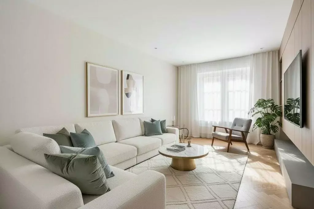 2-к кв. Санкт-Петербург ул. Александра Матросова, 8к1 (73.0 м) - Фото 2