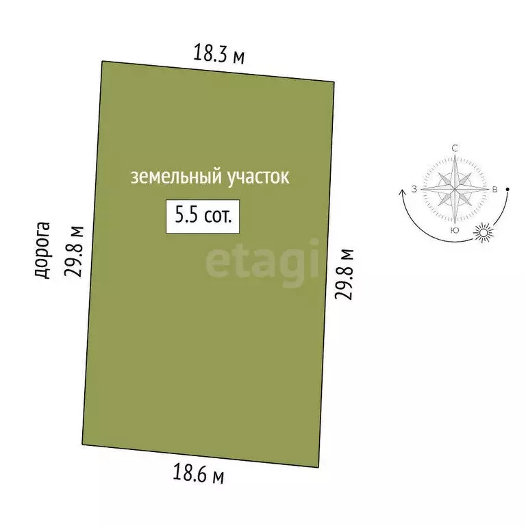 Участок в Тюмень, СНТ Факел, 4-я линия (5.45 м) - Фото 1