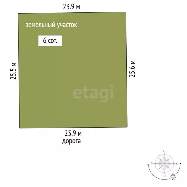 Участок в Ростовская область, Родионово-Несветайский район, ... - Фото 2