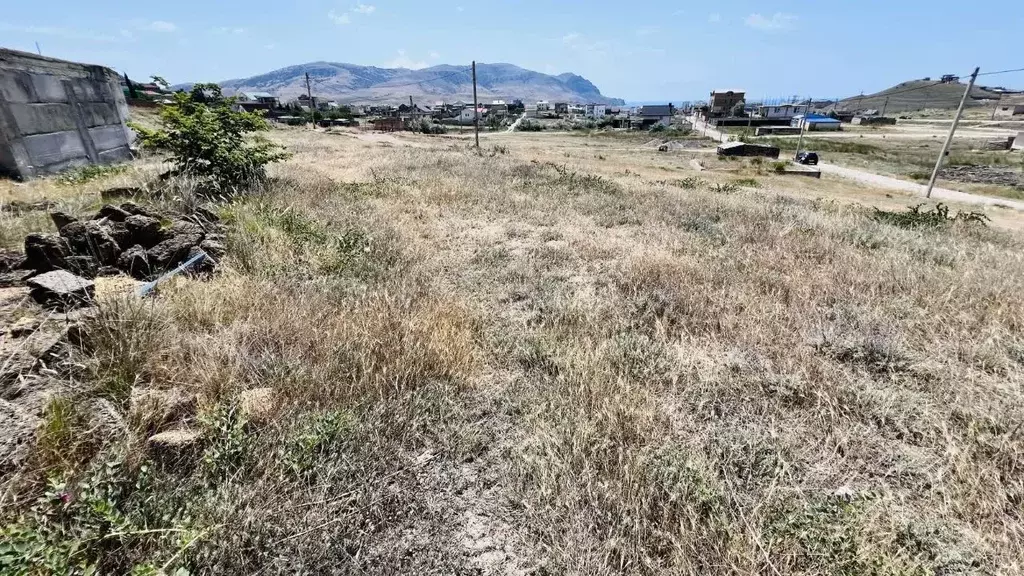 Участок в Крым, Судак муниципальный округ, с. Миндальное, Солнечная ... - Фото 1