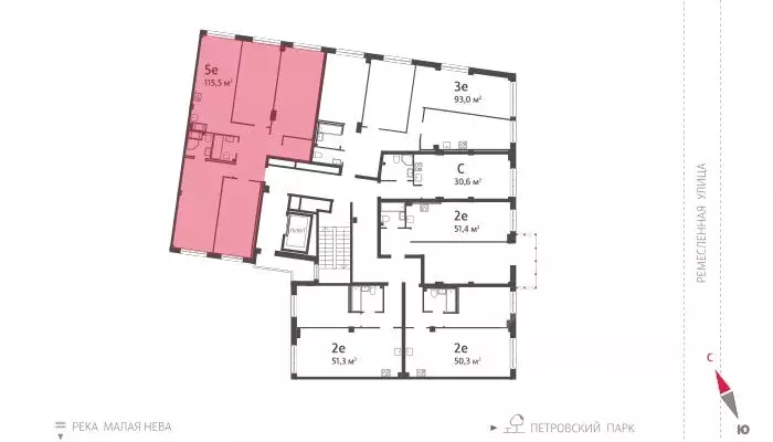 4-к кв. Санкт-Петербург Ремесленная ул., 15 (115.5 м) - Фото 1