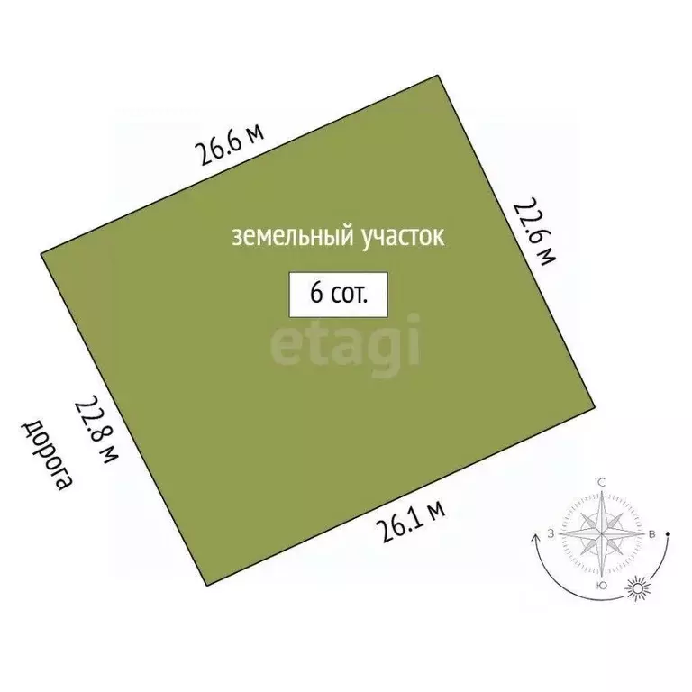 Участок в Тюменская область, Тюмень  (6.0 сот.) - Фото 2