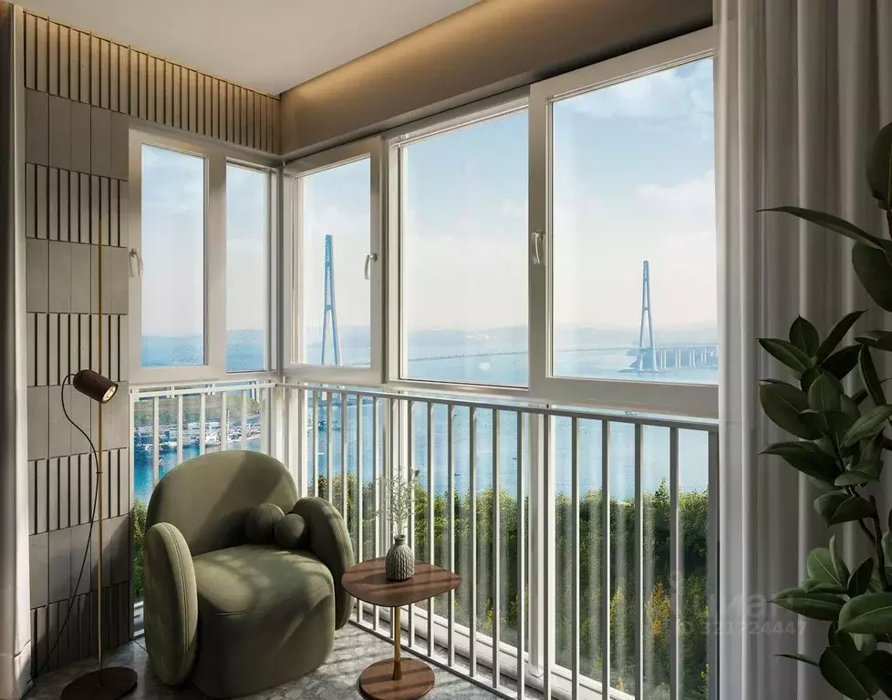 2-к кв. Приморский край, Владивосток ул. 3-я Поселковая, 16/3 (46.2 м) - Фото 2