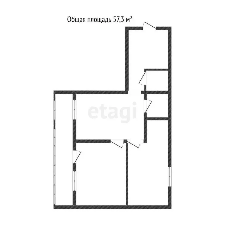 2-комнатная квартира: Иркутск, улица Лермонтова, 275/17 (57.3 м) - Фото 1